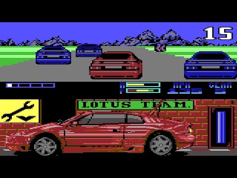 Lotus Esprit Turbo Challenge Longplay (C64) [QHD]