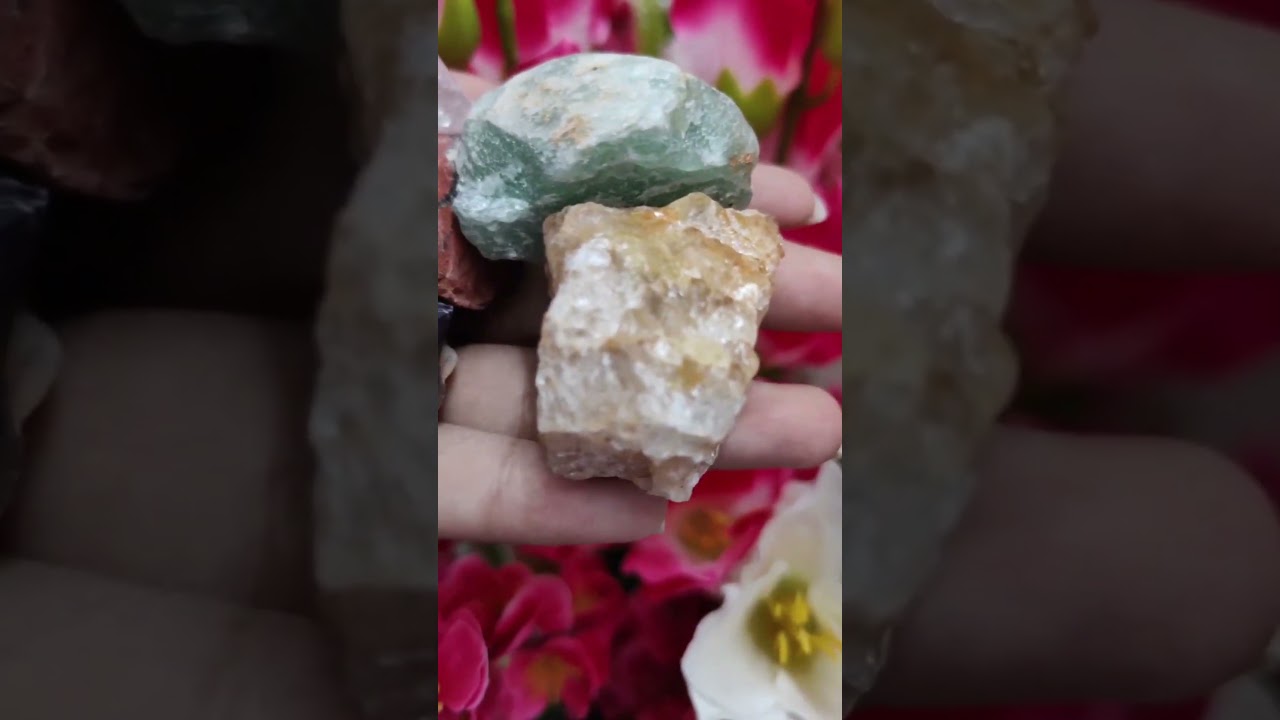 Raw Crystals And Stones | 7 Chakra Healing Crystals #yatskia #crystals #reikihealing