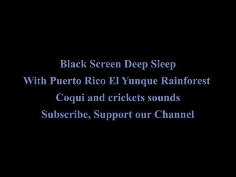 Deep sleep with the Puerto Rico el Yunque Rainforest sounds, Better Sleep.