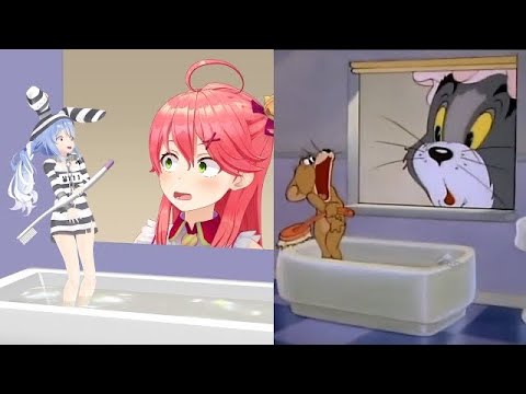 Bathtub (Hololive x Tom and Jerry Parody)