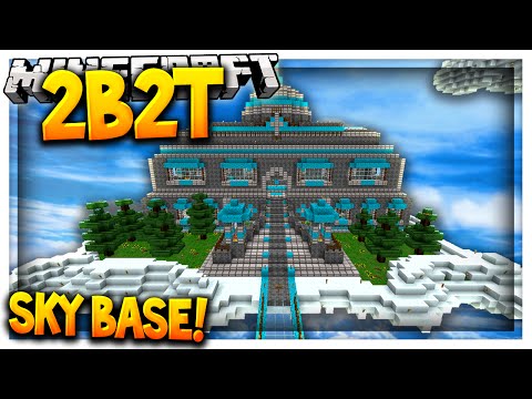 2b2t: PEACEKEEPER CLOUD BASE MONUMENT! | 2b2t Server (OLDEST SERVER IN MINECRAFT)