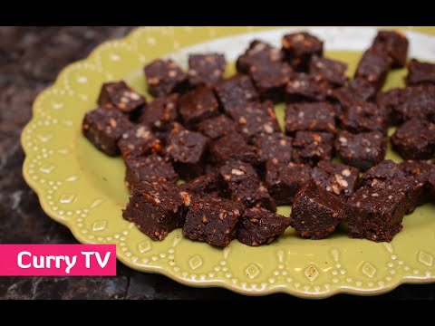 Chocolate pecan date fudge by Karthy Chandra and Kamya Chandra