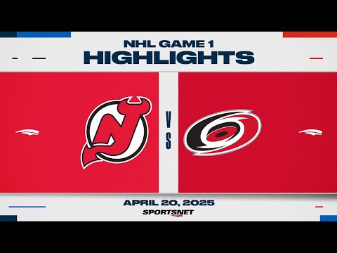 NHL Game 1 Highlights | Hurricanes vs. Devils - April 20, 2025