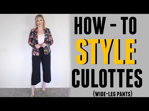 HOW TO STYLE CULOTTES: tips from a stylist