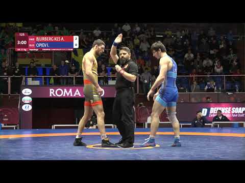 Repechage GR - 77 kg: A. BJURBERG KES (SWE) v. I. OPIEV (RUS)