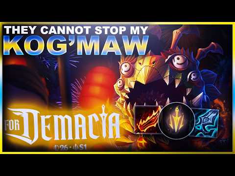 THEY CANNOT STOP ME ON KOG'MAW! THE LATE-GAME MONSTER!