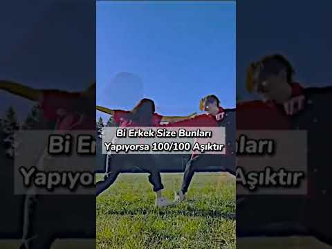 Bi erkek size bunları yapıyorsa 100/100 aşıktır❤️