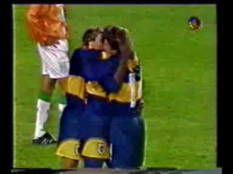 2do. Gol de Tchami a Banfield (Boca 3-Banfield 2 23-06-1996)