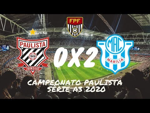 GOLS PAULISTA 0X2 MARÍLIA CAMPEONATO PAULISTA SÉRIE A3 2020