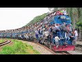 Riding Most Extreme Passenger Train Of Bangladesh