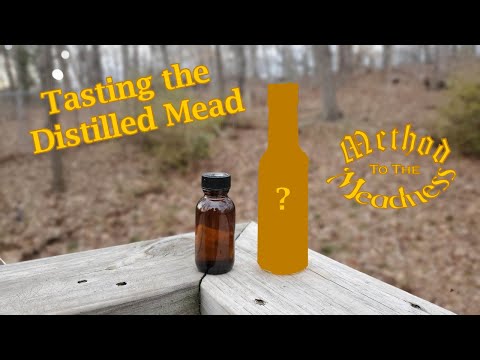 Tasting Distilled Mead made by @StillIt