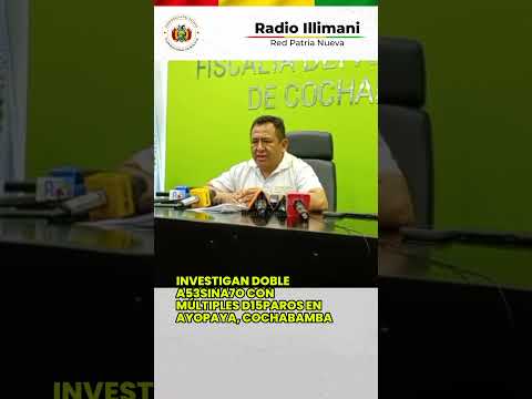 Investigan doble a53sinato con múltiples d15paros en Ayopaya, Cochabamba 🚨