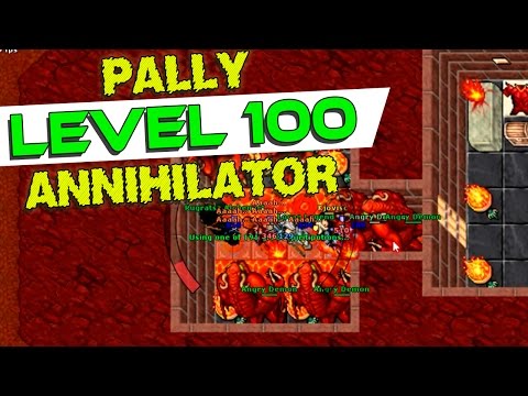 [Tibia]~ Annihilator Paladin Level 100 - Belobra (Low Levels)
