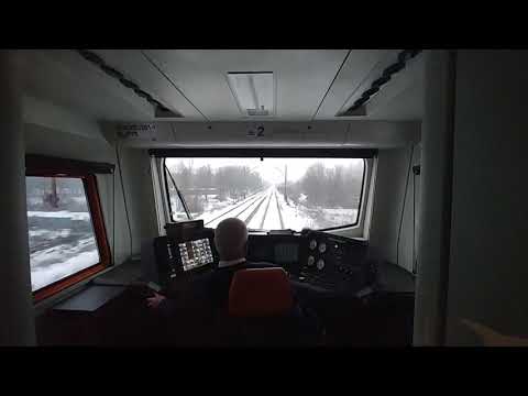 Polish refurbished train EN57 cabview ( EN57FPS "Feniks" )