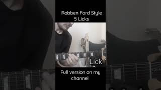 Robben Ford Guitar Lesson