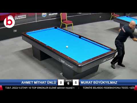 AHMET MİTHAT ÜNLÜ & MURAT BÜYÜKYILMAZ Bilardo Maçı - 