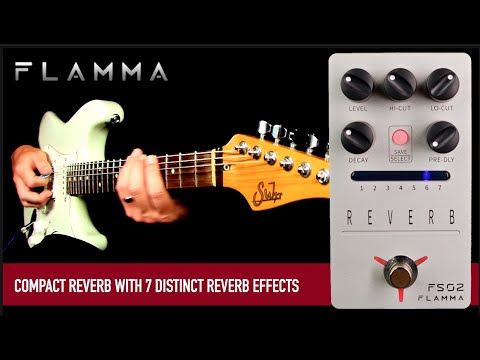 FLAMMA FS02 Guitar Reverb Pedal Stereo In Stereo Output image 8