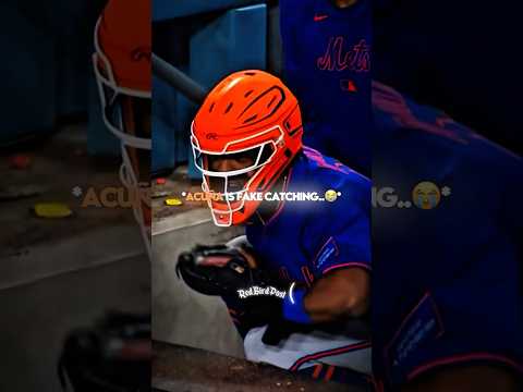 Luisangel Acuña Was Pretending To Be A Catcher Mid Game! 😂 #shorts #mlb