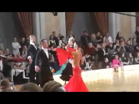 K. Burneikis - I. Sekaite, LTU. European Ch. Youth ST, SF. 2019 10 14, Moldova.