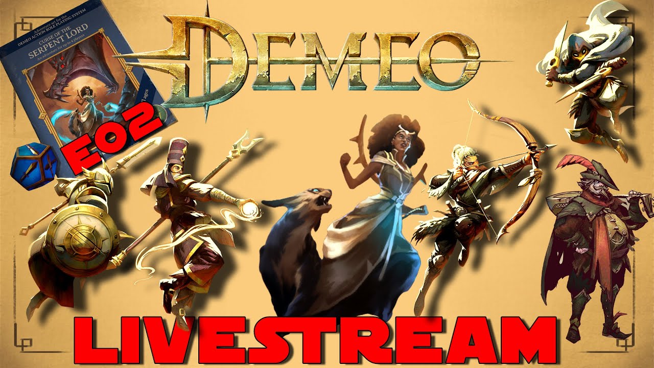 TupacVR - Demeo VR - Curse of the Serpent Lord - Multiplayer Livestream - E02 - German / Deutsch