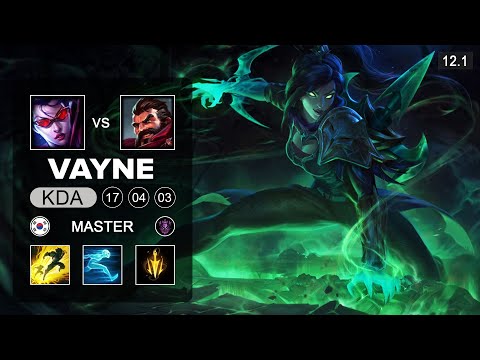 Vayne Top vs Graves - KR Master - Season 12 Patch 12.1