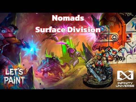 Painting the New Nomads Surface Division from @CorvusBelliOfficial's Operation: Mazebreaker