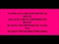 Sandra N Liar Lyrics 