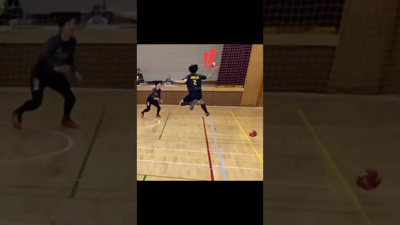 Airborne interception #Dodgeball in Japan‼︎