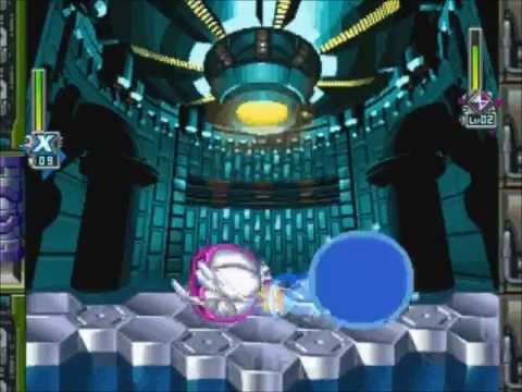 Mega Man X6: Shield Sheldons Stage- No Damage, Buster Only