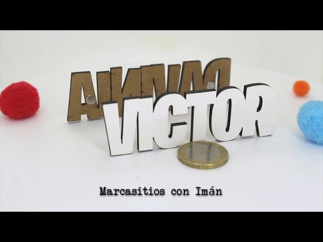 Vídeo relacionado con ARTREE Marcasitios Boda y Comunión | 5 Unidades Mínimo | Nombres de Madera Personalizados para Invitados, Opción con Imán y Envío Rápido desde España