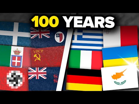 Evolution of ALL European Flags Over Last 100 Years (1923-2024)