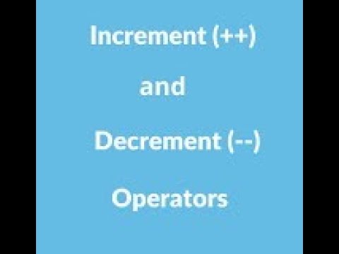Increment and Decrement operator Programming Aptitude (C Programming Language)