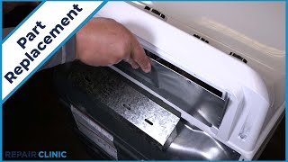 GE Dryer Backsplash Rear Panel Replacement WE20X24556