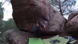 Video thumbnail of Manzanilla, 6b. Albarracín