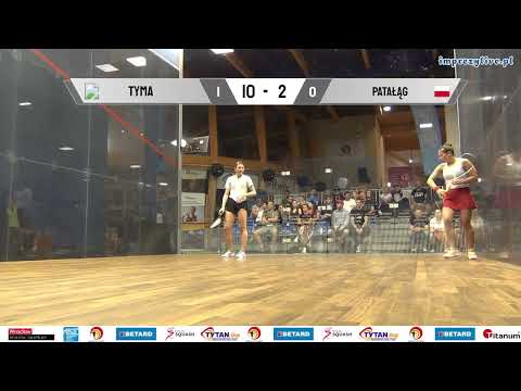 Karina Tyma - Julia Patałąg BETARD Indywidualne Mistrzostwa Polski w Squasha 2023 - półfinał