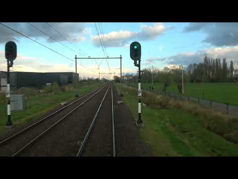 Train cab ride; Arnhem Goederen-Emmerich am Rhein (20240403)