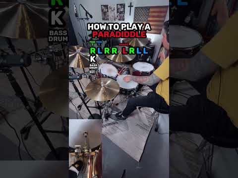 How to Play a Paradiddle (EASY DRUM Lesson) 🥁