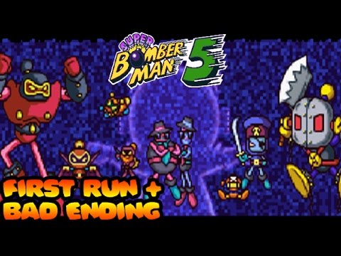 Super Bomberman 5 [First Run + Bad Ending]