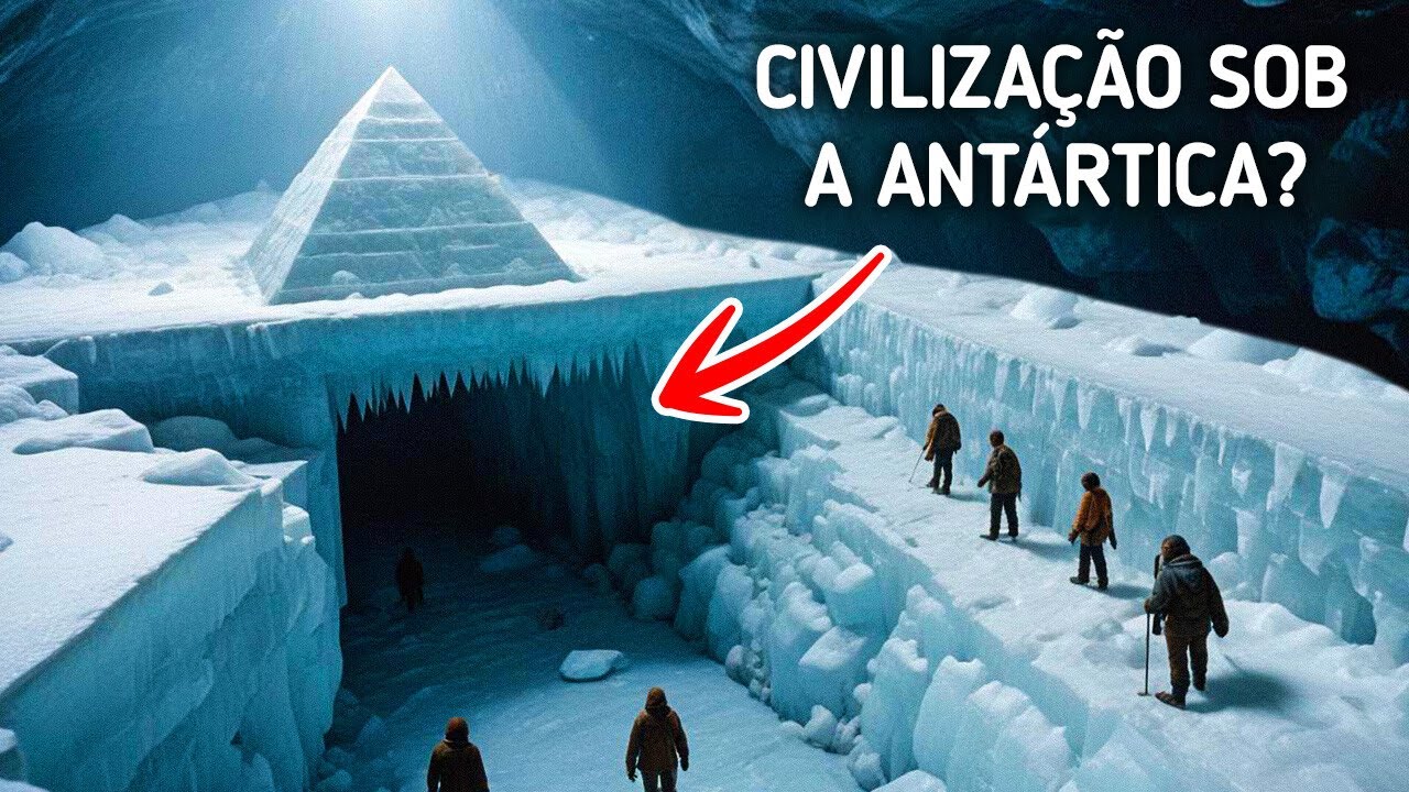 descoberta chocante: pirâmides antigas nas profundezas geladas da antártica!