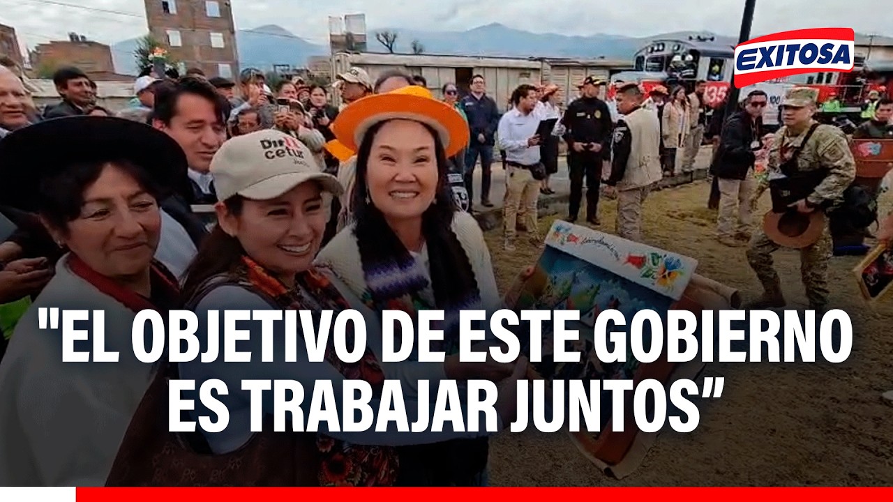🔴🔵 Keiko Fujimori: "El objetivo de este gobierno es trabajar juntos"