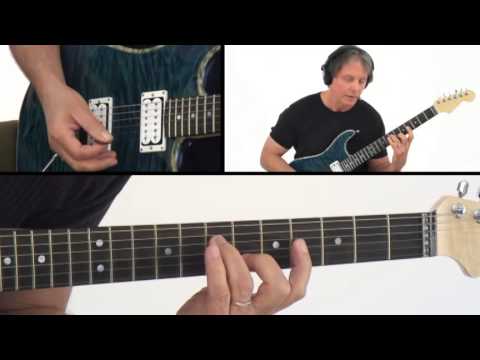 Latin Rock Rhythm - #19 Melodic Minor - Guitar Lesson - Brad Carlton