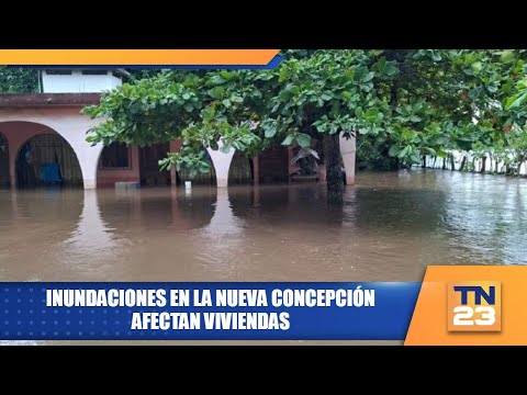 Inundaciones en La Nueva Concepción afectan viviendas