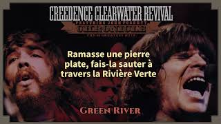 Creedence Clearwater Revival - Green River (French Lyric Video / Paroles en Français)
