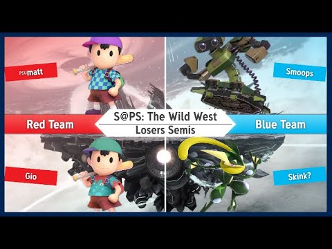 S@PS: The Wild West Ultimate Doubles- matt/Gio vs Smoops/Skink? Losers Semis