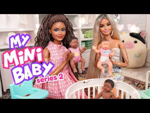 My Mini Baby Series 2 | New Accessories | Are They Barbie Size? Crib, High Chair & Pool