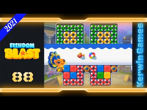 Fishdom Blast Level 88 - Super Hard Level - No Boosters - 29 moves (2021)