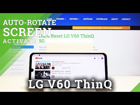 How to Use Auto Rotation in LG V60 ThinQ – Turn Screen
