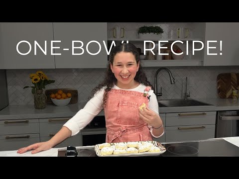 One-Bowl Lemon Crinkle Cookies Recipe | Easy Dessert | Kosher for Passover