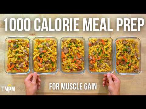 High Calorie Slow Cooker Meal Prep For Bulking | Big Boy Beef Stroganoff