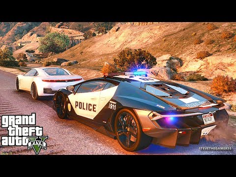 GTA 5 MODS LSPDFR 961  - LAMBORGHINI PATROL!!! (GTA 5 REAL LIFE PC MOD) Field Sobriety Test